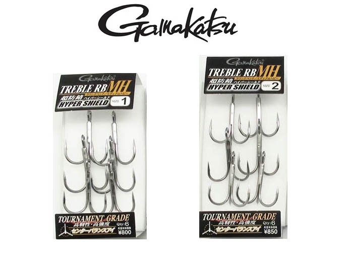 PLAT/gamakatsu treble rb mh medium heavy 12/hook-Fishing Tackle Store-de