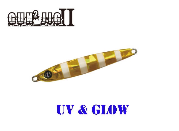 Plat Garage Sale Gungun Jig Ii 30g Uv Gold Zebra Fishing Tackle