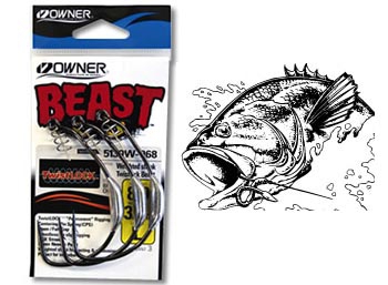 PLAT/owner weighted twistlock beast 6 0/rod-Fishing Tackle Store-de