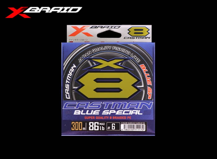 PLAT/ygk yoz ami xbraid castman blue sp x8 4 0 62lb 300m/ygk