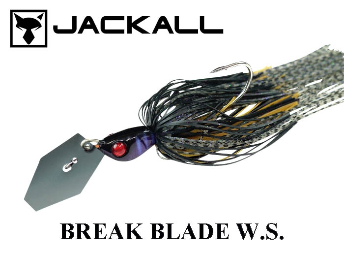 PLAT/jackall break blade w s 3 8oz black gill-Fishing Tackle Store-en