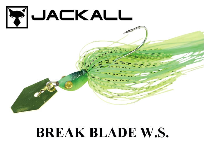 PLAT/jackall break blade w s 3 8oz lime/jackall-Fishing Tackle