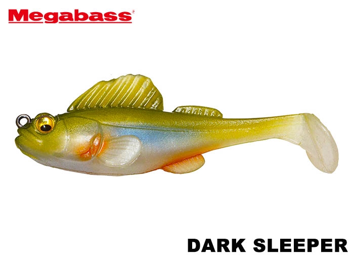 PLAT/megabass dark sleeper 3 0inch 1 2oz hanahaze in stock/panfish