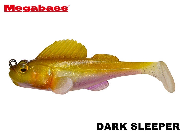 PLAT/megabass dark sleeper 3 0inch 1 2oz wakasagi in stock/panfish crappie  perch-Fishing Tackle Store-en