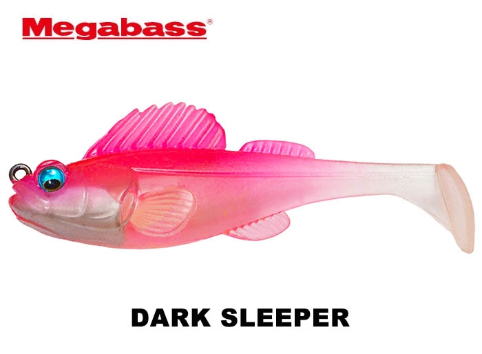 PLAT/megabass dark sleeper 3 8inch 3 4oz 09 clear pink/lure