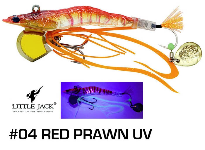 PLAT/little jack ebinem 60g 04 red prawn uv/lure-Fishing