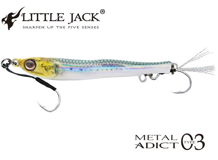 PLAT/little jack metal adict type03 40g 09/rod-Fishing Tackle Store-en