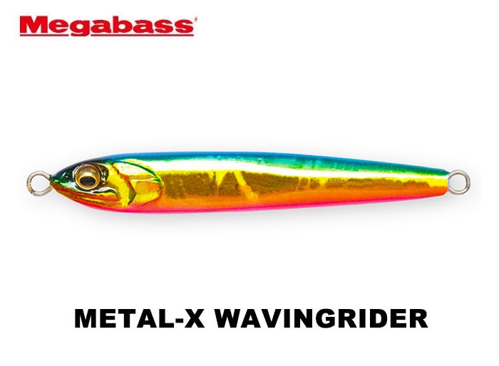PLAT/megabass metal x wavingrider 40g glitter blue pink gold