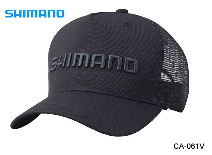 PLAT/2024 shimano ca 061v standard mesh cap black l/wear-Anglers  Shop-Fishing Rods,Fishing Reels,Fishing Lures-ja