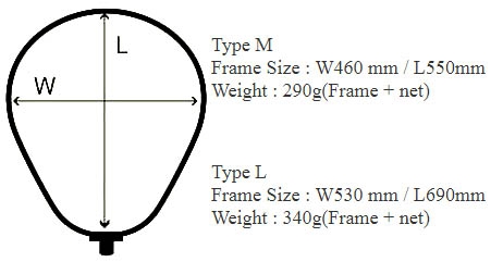 SIYOUEI Landing Frame ino Lock Type L Size/Red_Image2