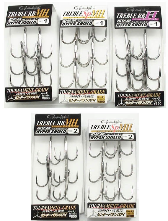 PLAT/gamakatsu treble sp mh 1 0/hook-Fishing Tackle Store-en