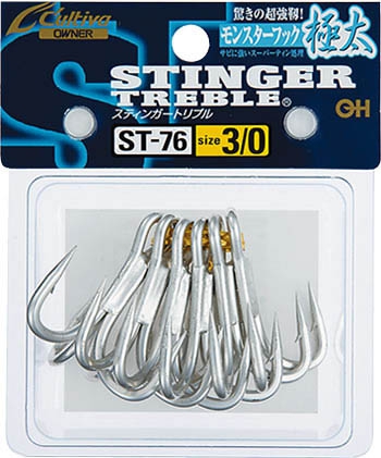 PLAT/owner stinger treble st 76 4 0/hame on-Anglers Shop-Fishing Rods, Fishing Reels,Fishing Lures-ja