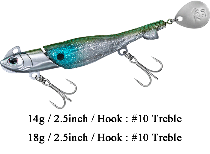 DAIWA morthan SB RODEM R BLADE 18g-(2.5inch) Mullet Juvenile_Image1
