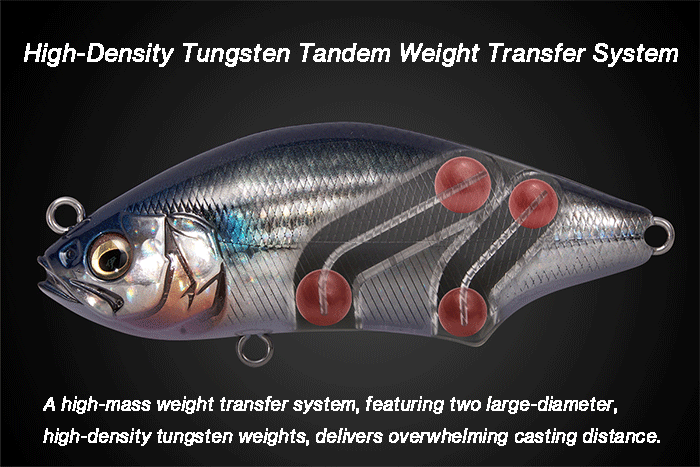 PLAT/megabass hadara trap 06 gg akakin cb/lure-Anglers Shop