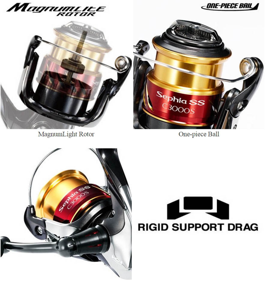 SHIMANO SEPHIA SS C3000S SQUID JIGGING REEL new condition in box