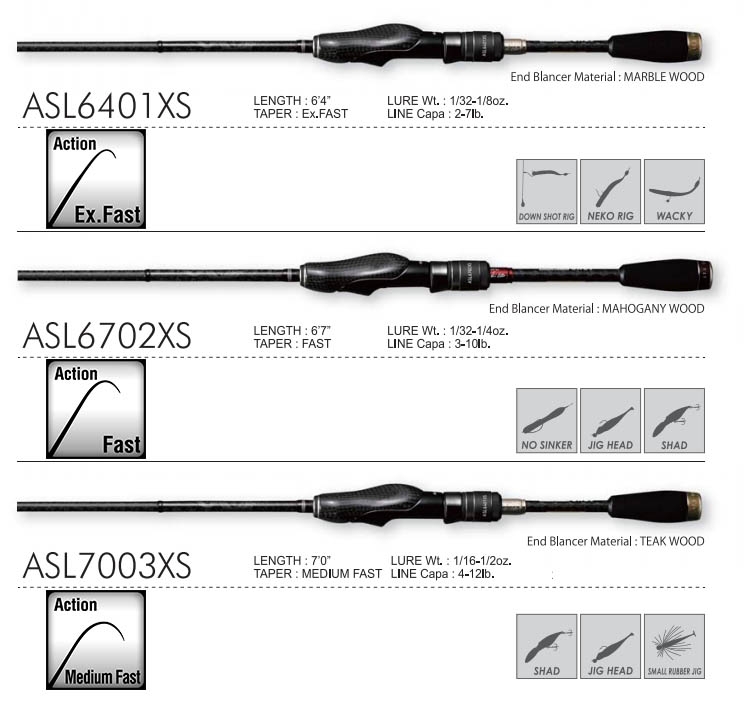 PLAT/megabass arms super leggera spinning asl7003xs/rod