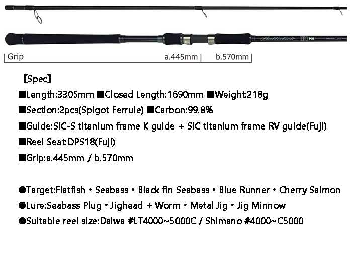 Yamaga Blanks Ballistick 106M-MH_Image1