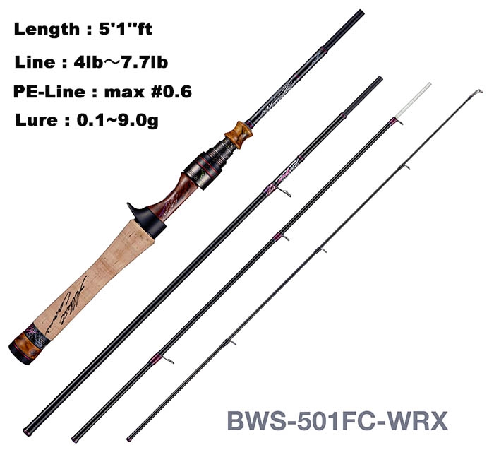 美品 バリバス(モーリス)グラファイトワークス BWS-44FC-RX VARIVAS バリバス モーリス グラファイト ワークス BWS-44FC-RX