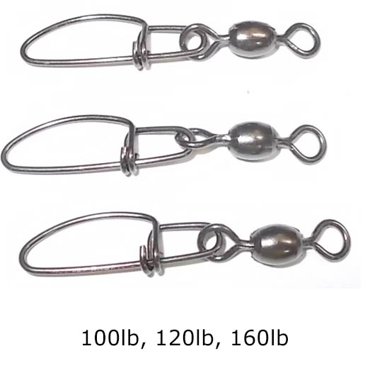 PLAT/fisherman cross lock swivel 100lb/hame on-Anglers Shop