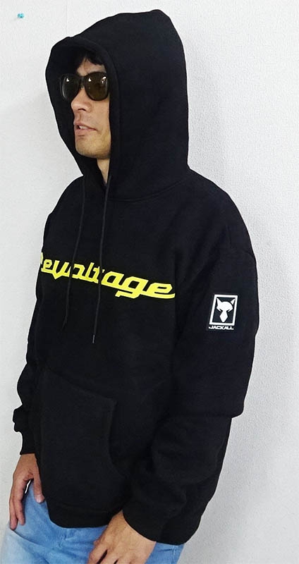 JACKALL REVOLTAGE PULLOVER HOODIE BLACK/LL_Image4