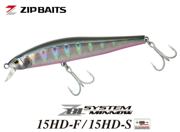 Zip Baits ZBL SYSTEM MINNOW 15HD-S Restock !