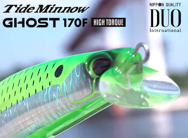 DUO Tide Minnow GHOST 170F HIGH TORQUE Restock !