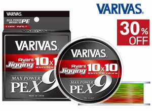 Summer Sale 30% OFF VARIVAS Avani Jigging 10x10 MaxPower X9 #0.6(14lb)-200m