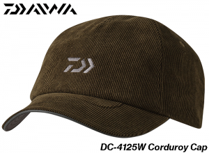 2025 DAIWA DC-4125W Corduroy Cap Khaki (One size fits all)