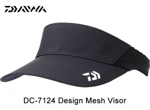 DAIWA DC-7124 Design Mesh Sun Visor Black(One size fits all) (in stock)