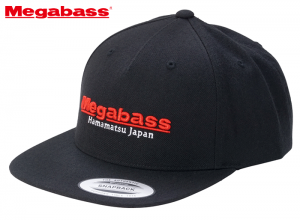 Megabass Field Cap  CLASSIC SNAPBACK Black/Red (in stock)