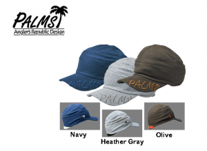 PALMS Stretch Work Cap Heather Gray (One size fits all)(in stock)