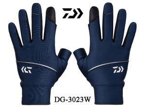 DAIWA 30% OFF DG-3023W Casting Glove With 2 Fingers Cut XL-Navy