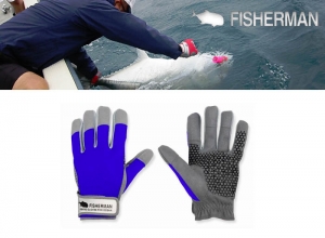 FISHERMAN High Grip Glove Blue 3L