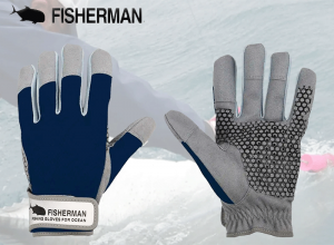 FISHERMAN Super Cool Glove Navy L