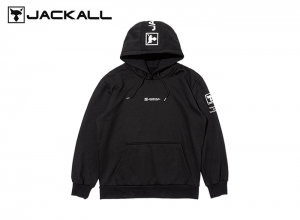 JACKALL 2025 Pull Over Hoodie HU-A001 Black L