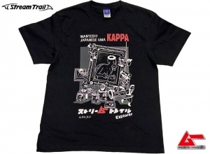 STREAM TRAIL & MU Collaboration Kappa T-Shirt 3 Black-L