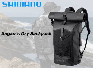 2025 SHIMANO Angler’s Dry Backpack M Black (Sep. Debut)