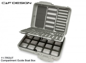 C&F DESIGN 11-TROUT Compartment Guide Boat Box CF-5311