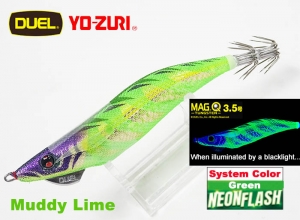 DUEL Mag Q Tungsten #3.5 #10-NLM System Color Neon Flash Green