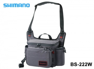 SHIMANO 2024 Sephia Run & Gun Shoulder Bag BS-222W Gray-L