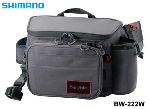 SHIMANO 2024 Sephia Run & Gun Waist Bag BW-222W Gray-L
