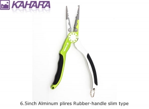 KAHARA 6.5inch Alminum Plires Rubber-Handle Slim Type [LGS] (in stock)