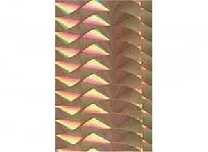 HARIMITSU Hologram Seal E-29G Wave Gold