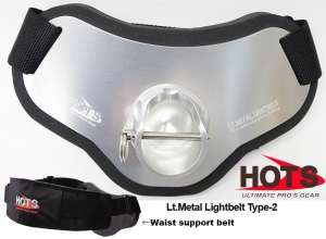 * ZZZ HOTS PROS GEAR Lt.Metal Lightbelt Type-2 with waist support belt / Silver