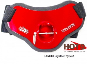 HOTS Pros Gear Lt.Metal Lightbelt Type-2 Red