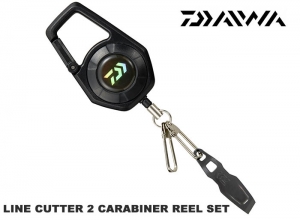 DAIWA LINE CUTTER 2 CARABINER REEL SET 40S BK