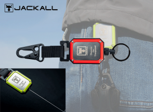 JACKALL Carabiner Wire Reel Red (In stock)