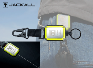 JACKALL Carabiner Wire Reel Yellow (In stock)