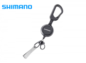 SHIMANO Carabiner Reel CR with Line Cutter UH-213W BK