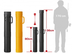ROUND AIR ROD CASE DIA-135 / BLACK